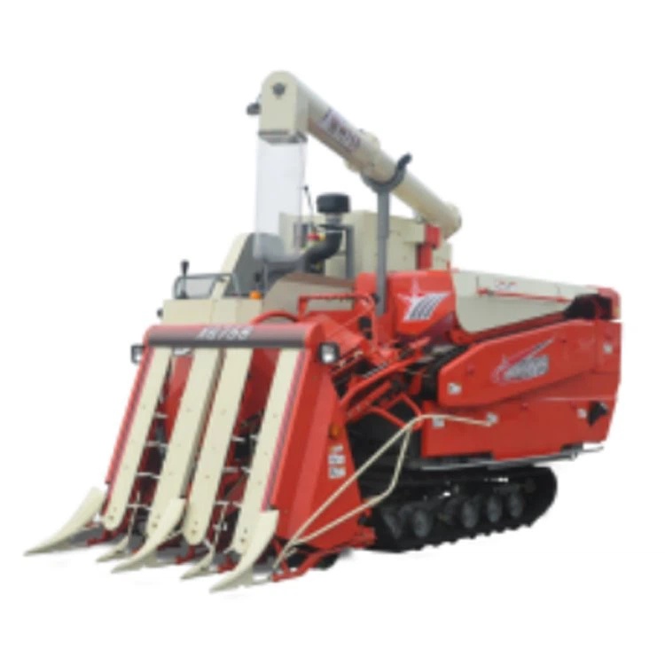 Semi Feeding Rice Harvester